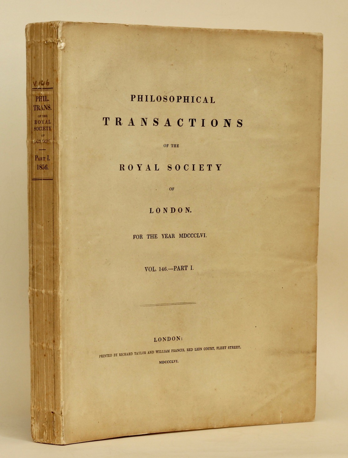 Michael Faraday: ‘Experimental Researches in Electricity’, conclusion, 1856. £250