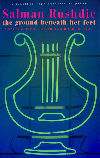 Salman Rushdie: The Ground Beneath her Feet, 1999 – uncorrected proof. £19.50
