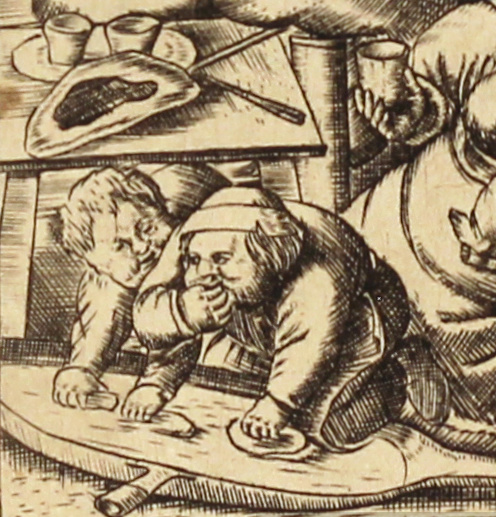 Pieter Bruegel I: The Poor Kitchen – The Rich Kitchen, c. 1600 – rare prints. £2,750