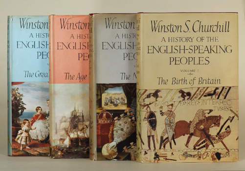 Sir Winston Churchill: A History of the English-Speaking Peoples, 1956-1958 – first edition. £195