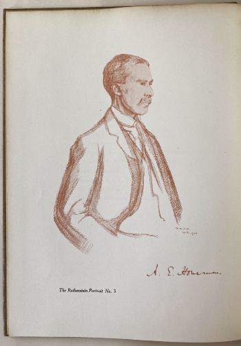 Alfred Edward Housman. Recollections by Katharine E. Symons, A.W. Pollard…, 1936 – limited edition. £29.50