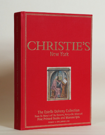 The Estelle Doheny Collection – Christie’s NY sale catalogue, December 2001. £29.50